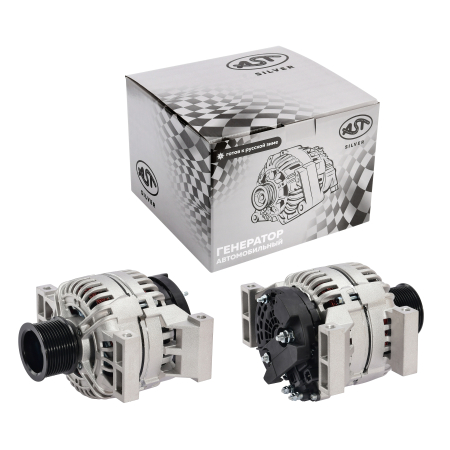 Генератор CUMMINS ISZ14 QSZ14 DONG FENG GX DFH4180 24V 110A E6 (AST1748/C5711507/C5632962/5711507/4365991) AST Silver