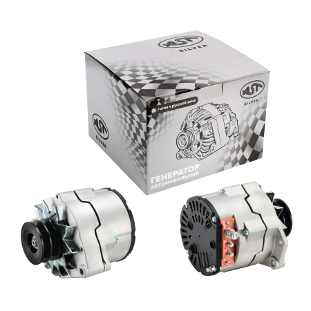 Генератор DEUTZ TD226  JFZ2501, JFZ2517B2 два клин. ремня (28V, 55A)  (AST1030/13024345/4110000991005/SP102071/JFZ2501) AST Silver