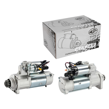 Стартер WD615 10 зуб. (AST1411/612600090210/612600090287/VG1560090007/VG260009020/VG1560090001) AST Silver