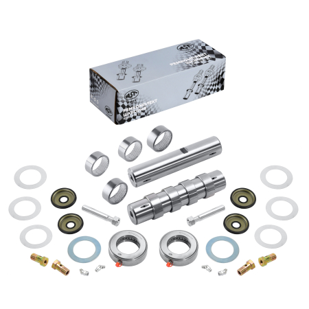 Р/к шкворня (на ось) DONG FENG GX 4x2 (HRC>50) 52x248 (AST1270/3001021-Z0100) OEM AST Silver