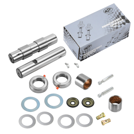 Р/к шкворня (на ось) FAW J7 (HRC>50) 50x250 (AST1277/3001044-A1Q/A) OEM AST Silver