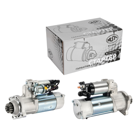 Стартер HONGYAN/IVECO C100/Cursor9 12 зуб. (AST1401/5802138347) AST Silver