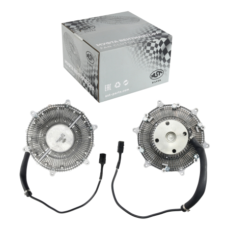 Муфта вентилятора FAW J7 CA6DM3-55E53 (AST1093/1313010-2000-C00/E) OEM AST Silver