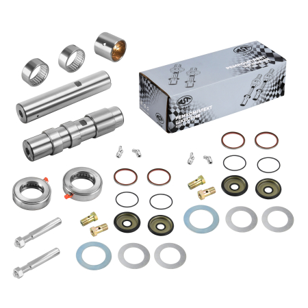Р/к шкворня (на ось) YUTONG ZK6118 (HRC>50) 50x240 (AST1299/3001-05229/3001-02366) OEM AST  Silver
