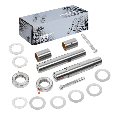 Р/к шкворня (на ось) FAW J6 (HRC>50) 48x275 (AST1273/3001044-4EC) OEM AST Silver