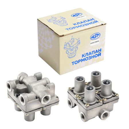 Клапан тормозной воздушный 4-х контурный FOTON 1069/1041/1099/1138 (AST1057/1106635615001) AST Smart