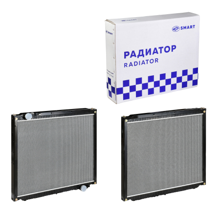 Радиатор MC11 HOWO T5G (910х860х80) D=58 D=58 с пластиковыми бачками (AST1171/752W06100-0080/752W06100-0081) AST Smart