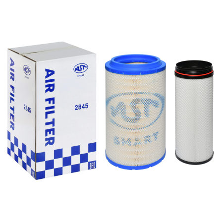 Фильтр воздушный 2845 FAW J6 (к-кт) с резьбой (AST1586/1109060-55A/1109070-55A) AST  Smart