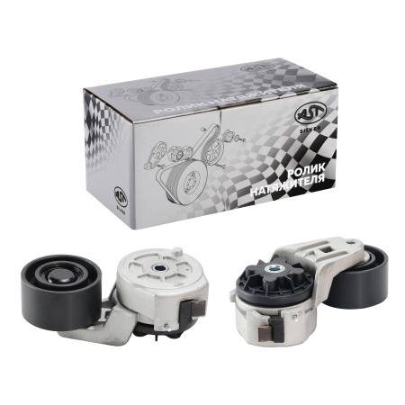 Ролик натяжной WP10.336 E2/4/5 SHAANXI/JAC N350 плоский (AST1326/612600062139/612600061256) AST Silver