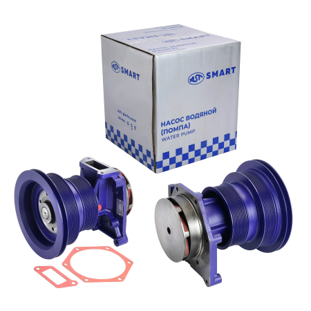 Насос водяной (помпа) WD615/WP10 (8PK+10PK+AV) (AST0461023/612600061697/612600061364) AST Smart