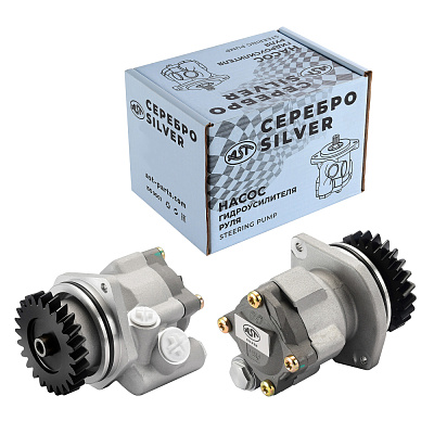 Насос ГУР SHAANXI/HOWO А7 WP12/D12 (AST0182007/1002054202/612630030127/612630030005/WG9925470037/3) AST Silver