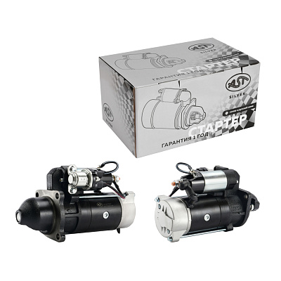 Стартер YUCHAI 11 зуб. (AST1420/QDJ2773AT/G5800-3708100G/3708-00200/D30-3708100/860118394) AST Silver