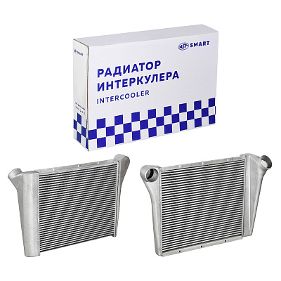 Радиатор интеркулера SHAANXI WP10 E2/3 (720х600 по сотам)  (AST1187/DZ9112530269) AST Smart